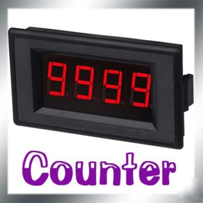 New â˜…â˜…â˜… 4 digital red led count panel meter counterâ˜…