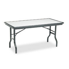 Iceberg indestructables rectangular folding table