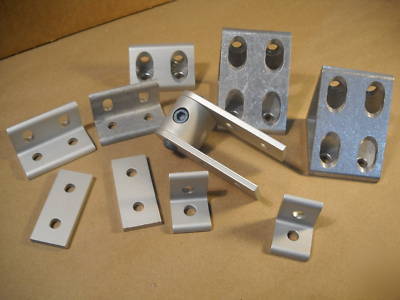 80/20 t slot aluminum 25 s joining plates lot v (10PC)