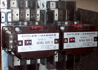 Cutler hammer nema size 5 starter cat. no. A10GN0