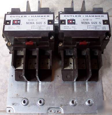 Cutler hammer nema size 5 starter cat. no. A10GN0