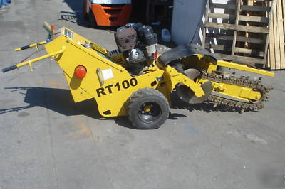 2004 vermeer RT100 walk behind trencher