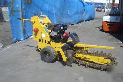 2004 vermeer RT100 walk behind trencher