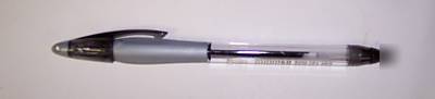 (12) pentel impulse med ballpoint pens- black ink- 