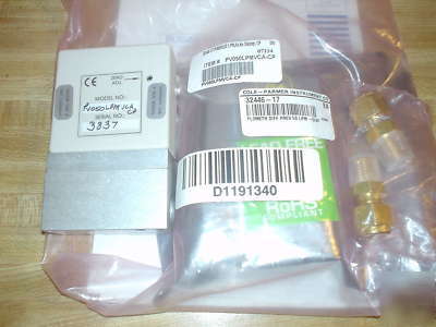  2 cole parmer electronic flow meters - free shipping 