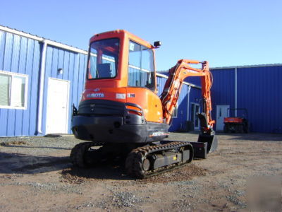 2008 kubota KX91 R2AS2 cab heat compact excavator 