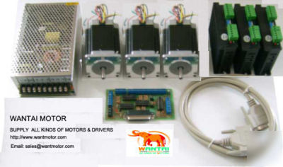 3AXIS nema 34 stepper motor 1317OZ cnc router & mill