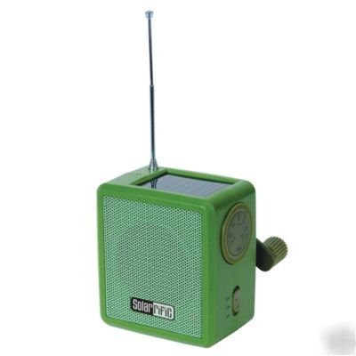 Am fm wb solar cell power emergency hand wind up radio