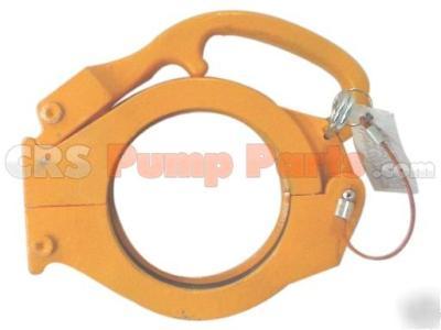 Concrete pump parts 4'' hd clamp non-adjustable