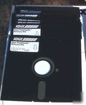 Disk 20 atari proofreader 5 1/4 disks 800/xl/xe