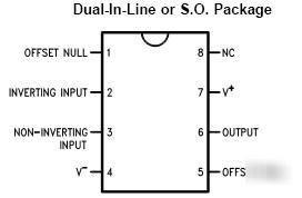 LM741 op amp & LM555 timer dip ics kit (#1525)