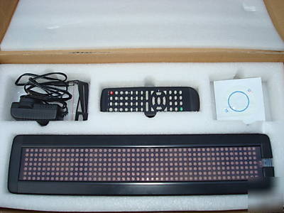 Led electronic scrolling message sign with remote(tri)