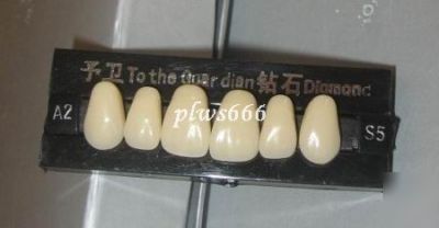New 1 box dental synthetic resin teeth hardness 64.6HD