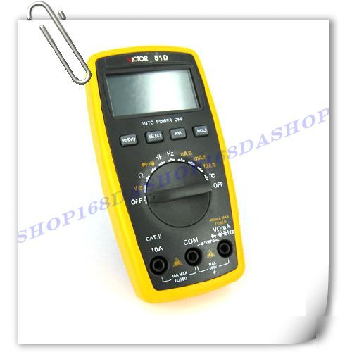 New 3 3/4 digital multimeter meter auto rango 