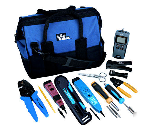 New ideal 17 piece data and video installation kit
