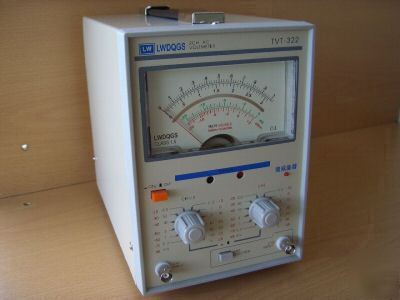 New precision dual / 2 channel ac millivoltmeter- audio
