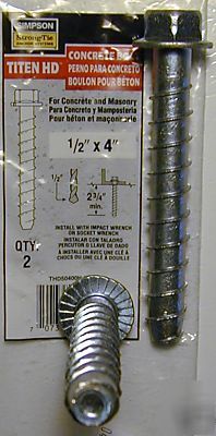 Simpson strong tie titen hd 1/2