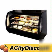 Tor-rey 24 cu.ft refrigerated display case curved glass