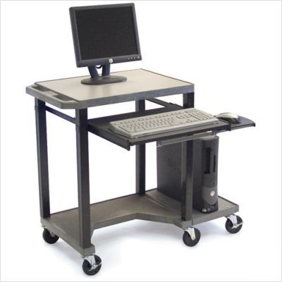Tuffy plastic computer workstation cpu shelf: yes