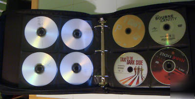 Used univenture cd / dvd storage binder - 224 discs 