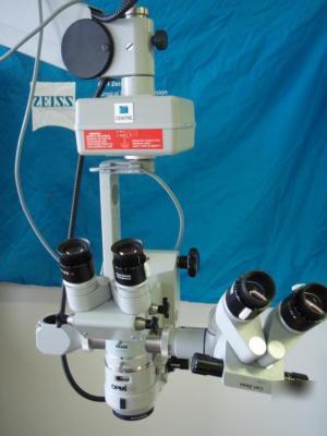 Zeiss opmi md on S5 stand microscope w/foot control