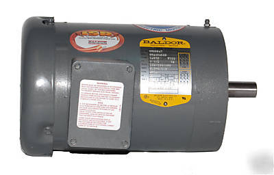Baldor 1.5 hp 1725 rpm 3 phase motor