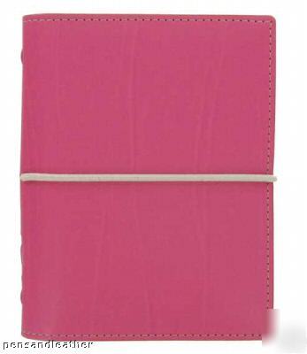 New filofax domino personal organizer deep dark pink $29
