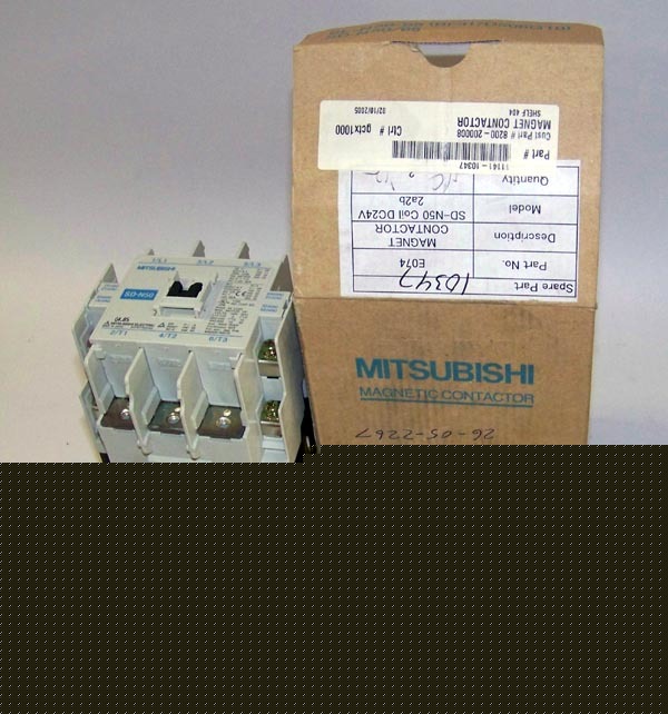 New mitsubishi sd-N50 80A dc operate magnetic contactor