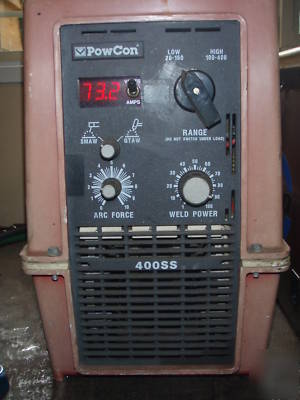 Powcon 400SS welder with oxomatic wire feeder