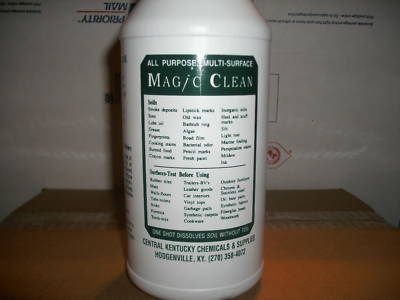 1 case 12 32OZ bottles magic clean (great stuff) read