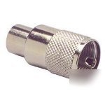 10 pc sliver / teflon PL259 solder on connectors