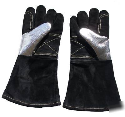 Aluminised hi-temp kevlar stitched gloves b/s (QTY1PR )