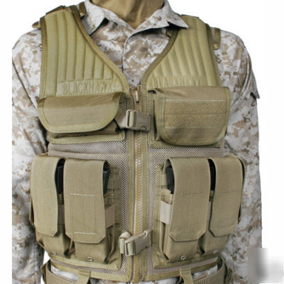 Blackhawk omega elite tactical vest #1 coyote tan