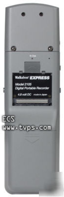 Dictaphone 2105-01 walkabout express digital recorder