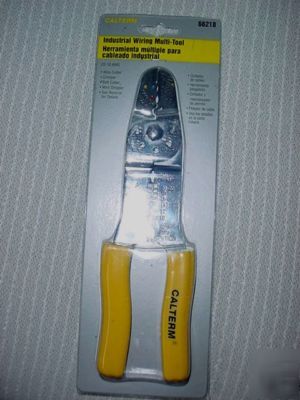 Industrial wiring multi-tool/ cutter-stripper-crimper 