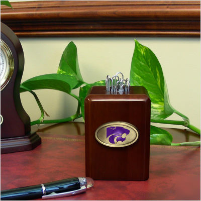 Kansas state university paper clip holder