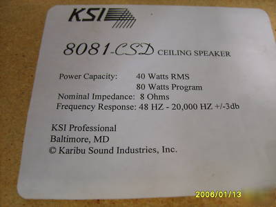 Ksi professional 8081CSD 2WAY 8