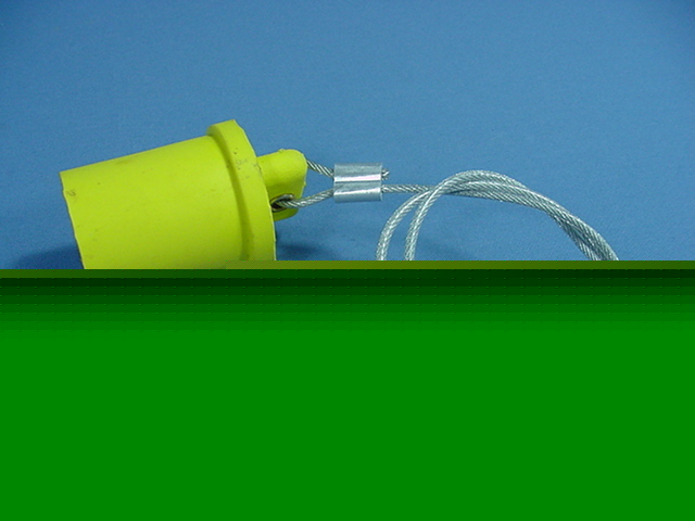 Leviton yellow cam connector female protective cap plug