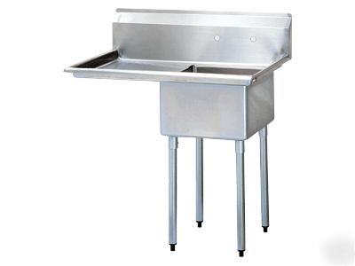 New 1 compartment prep sink 18