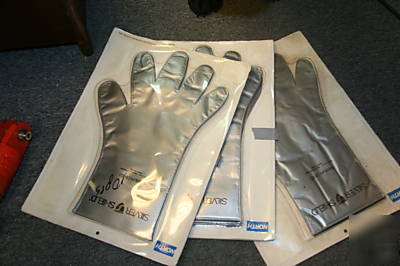 North silver shield norfoil gloves - size medium