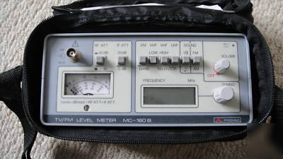 Promax tv/fm level meter mc-160B - from 46 to 860MHZ
