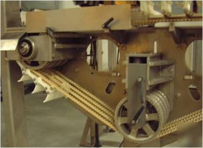 Racetrack robot loading system