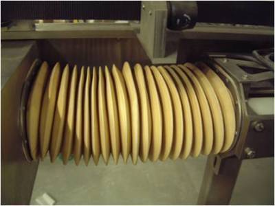Racetrack robot loading system
