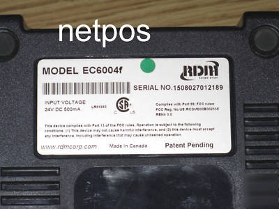 Rdm EC6000I series EC6004F check reader with franking
