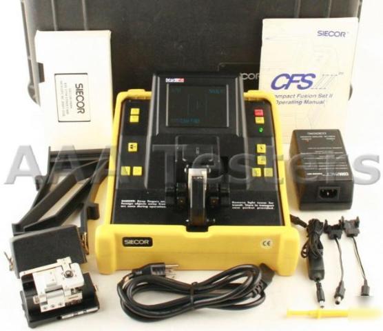 Siecor corning cfsii fiber fusion splicer cfs 2 cleaver