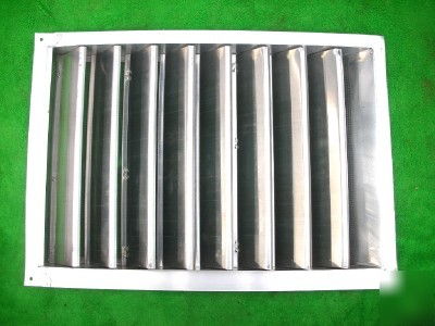 4PC flush mill aluminum eave vent wall louver 18