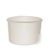 Chinet huhtamaki squat paper food container white |500