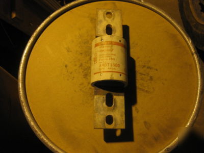 Gould shawmut 1600 amp class l fuse used, m # A4BT1600