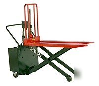 Heavy duty battery hi-rise scissor lifts 3000 lb