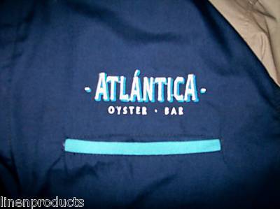 Lot 3 chef coat jacket navy &hat 2X 3X 4X beautiful ss